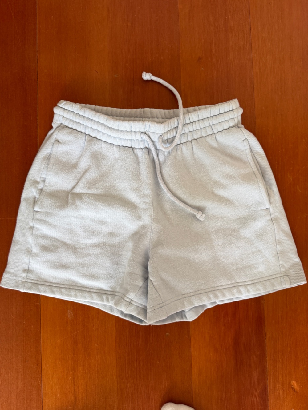 TNA CozyFleece Drawstring Shorts - Light Blue